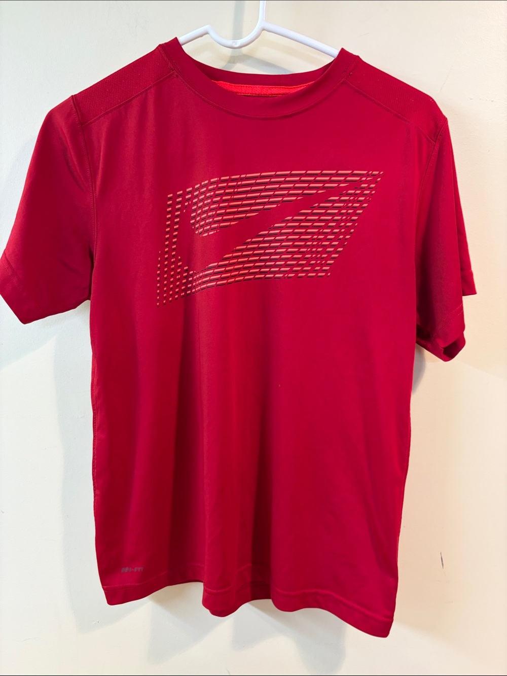Nike Red Short Sleeve Graphic Training Tee
